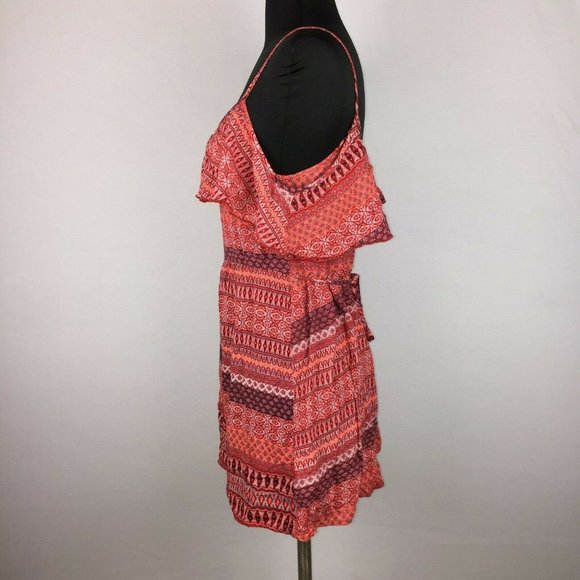 Hollister Jrs S Boho Cold Shoulder Short Dress - Picture 4 of 8